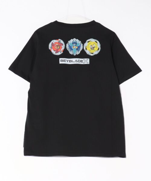 tシャツ BEYBLADE X ベイブレードエックス 半袖Tシャツ ロゴ ワッペン