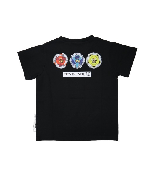 tシャツ BEYBLADE X ベイブレードエックス 半袖Tシャツ ロゴ ワッペン