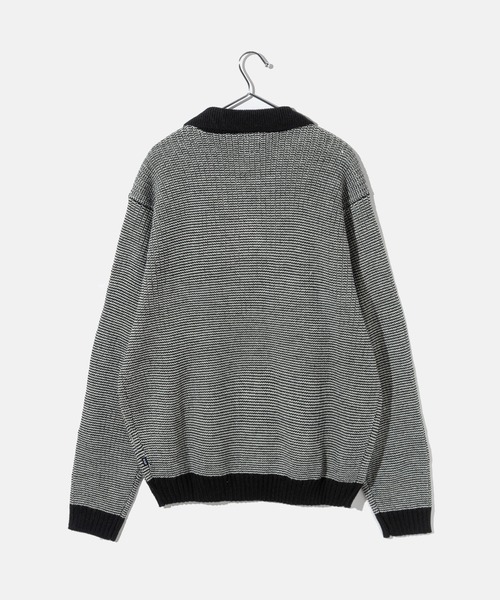 HUF（ハフ） セーター ニット HUF MEGABLAST TWO TONE WAFFLE SWEATER