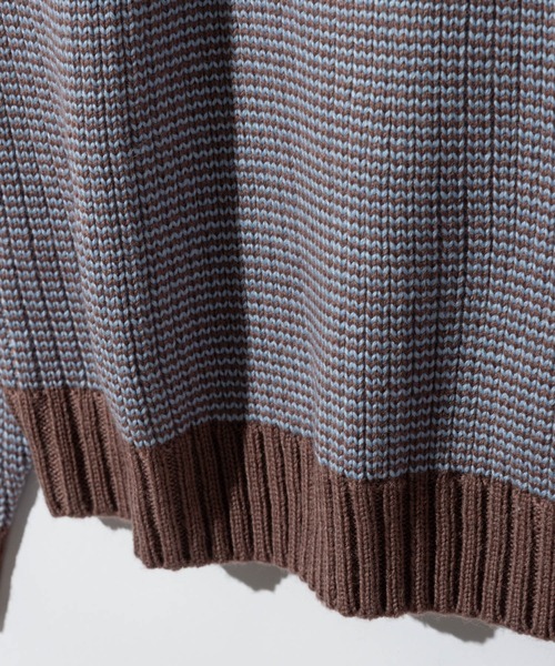 HUF（ハフ） セーター ニット HUF MEGABLAST TWO TONE WAFFLE SWEATER