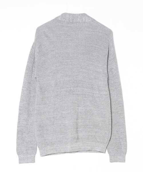 「BLACK LABEL CRESTBRIDGE」 ニットカーディガン M グレー メンズ_画像2