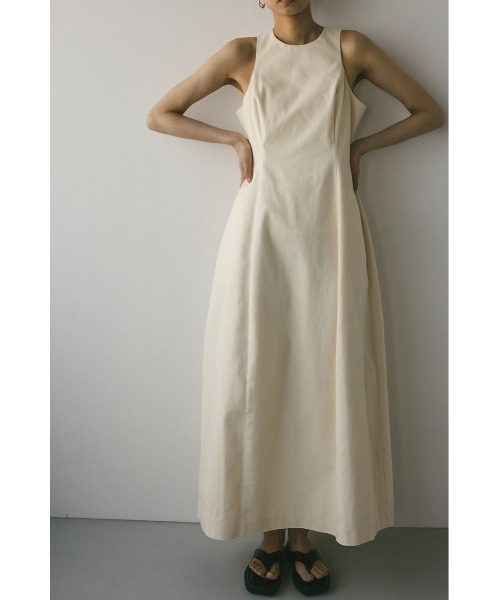 「STYLEMIXER」 ノースリーブワンピース SMALL ブラウン レディース_画像3