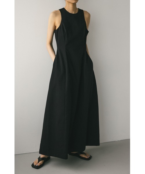 「STYLEMIXER」 ノースリーブワンピース SMALL ブラウン レディース_画像4