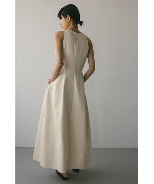 「STYLEMIXER」 ノースリーブワンピース SMALL ブラウン レディース_画像9