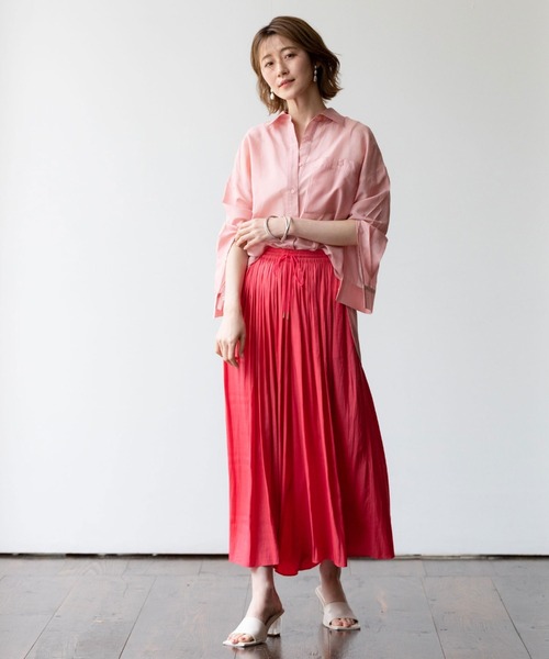 「DOUX ARCHIVES」 イージーパンツ FREE チャコールグレー レディース_画像3