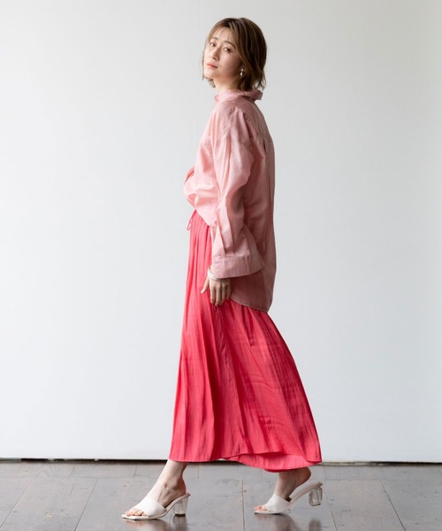 「DOUX ARCHIVES」 イージーパンツ FREE チャコールグレー レディース_画像4