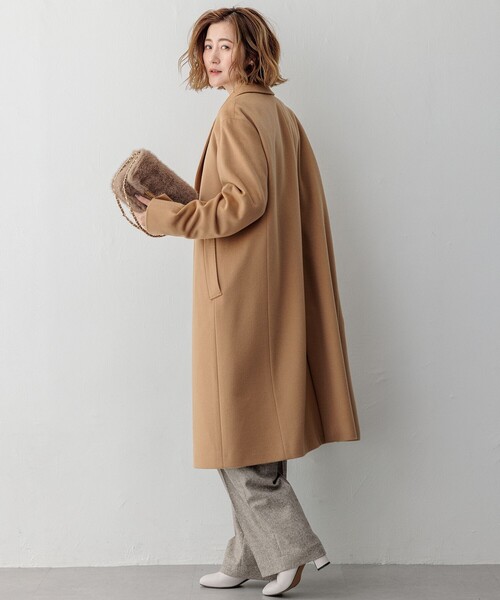 23区（ニジュウサンク） チェスターコート 36 ベージュ レディース