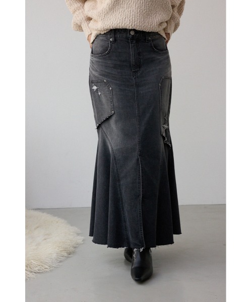 AZUL BY MOUSSY（アズールバイマウジー） デニムスカート AZUL DENIM