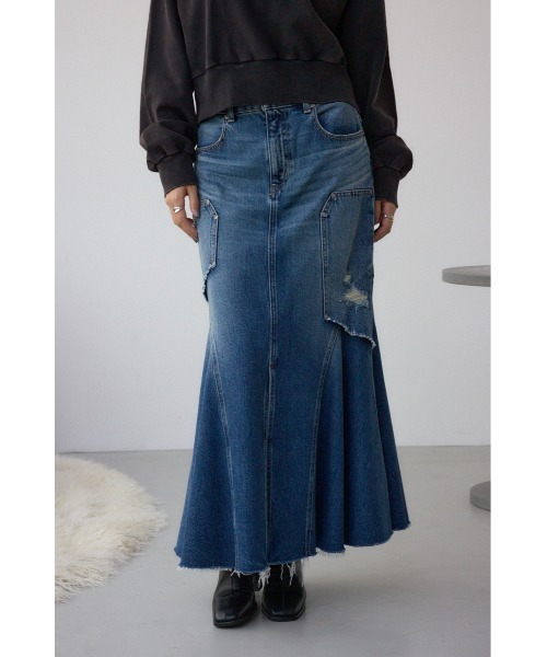 AZUL BY MOUSSY（アズールバイマウジー） デニムスカート 「サイズ