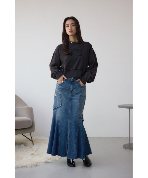 AZUL BY MOUSSY（アズールバイマウジー） デニムスカート AZUL DENIM