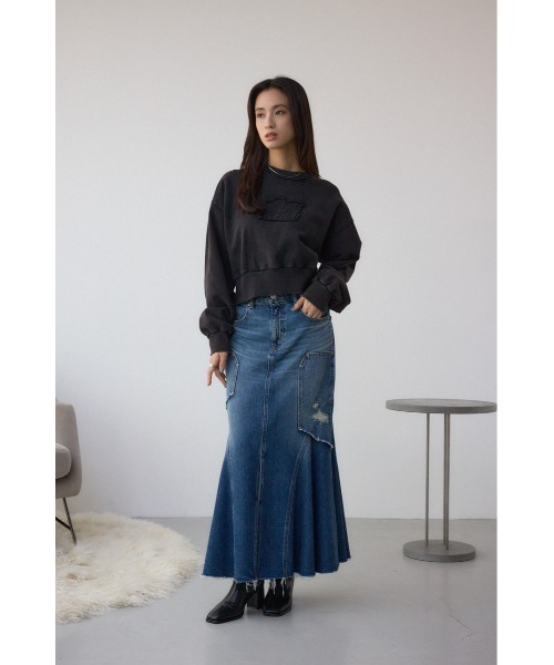 AZUL BY MOUSSY（アズールバイマウジー） デニムスカート 「サイズ