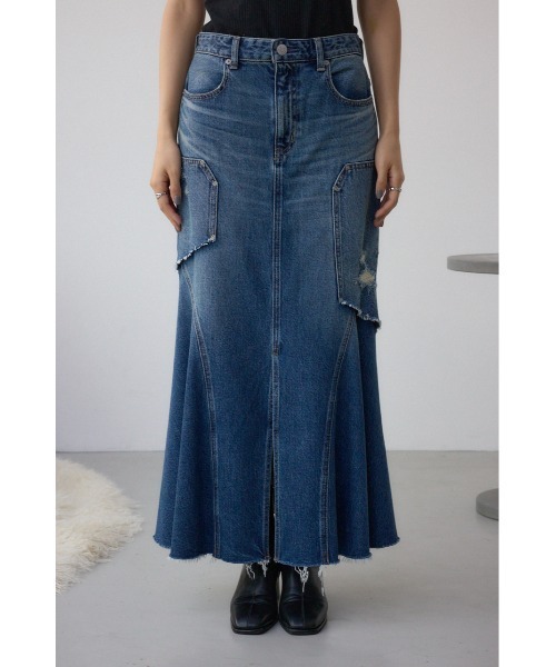 AZUL BY MOUSSY（アズールバイマウジー） デニムスカート AZUL DENIM