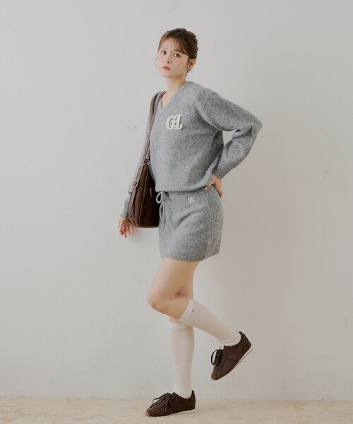 ちこたん様 セットアップ スカート Chico（チコ） スカート 「セットアップ対応」ニットバルーンミニ