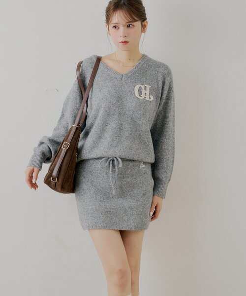 ちこたん様 セットアップ スカート Chico（チコ） スカート 「セットアップ対応」ニットバルーンミニ