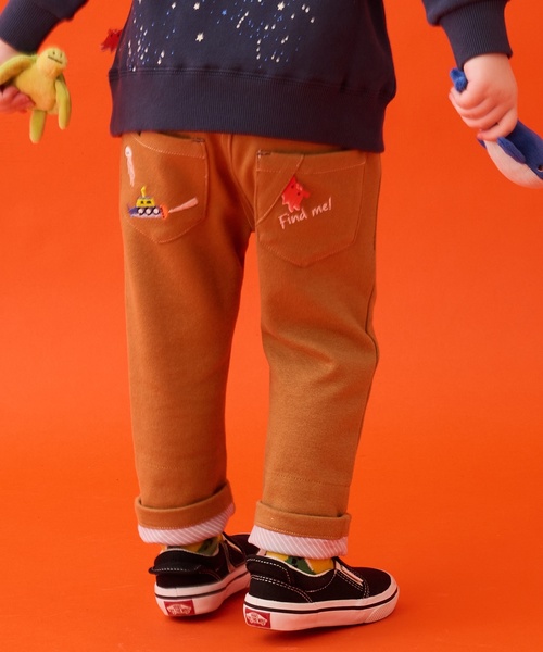 kladskap（クレードスコープ） パンツ 「蓄光」深海魚裾折り返しロング