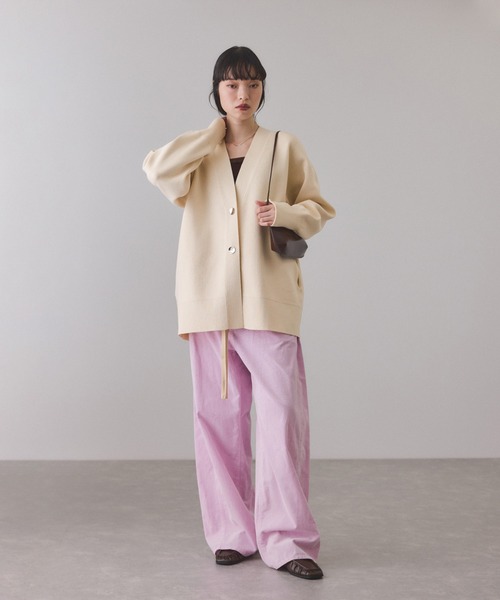 ADAM ET ROPE'（アダムエロペ） カーディガン 「サステナブル」マルチ