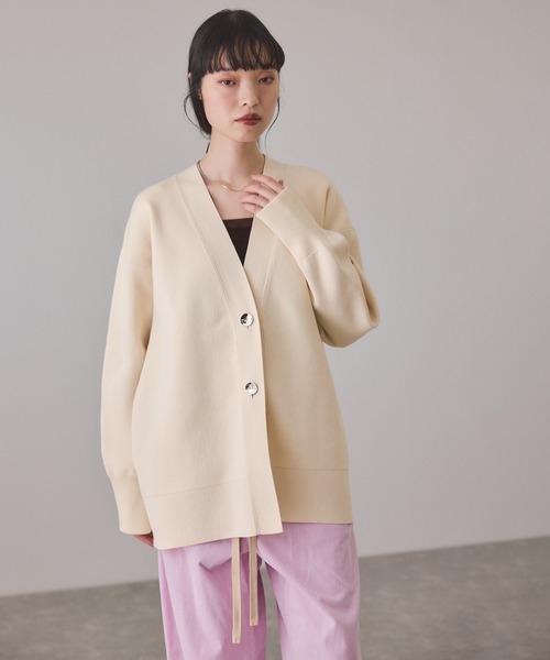 ADAM ET ROPE'（アダムエロペ） カーディガン 「サステナブル」マルチ