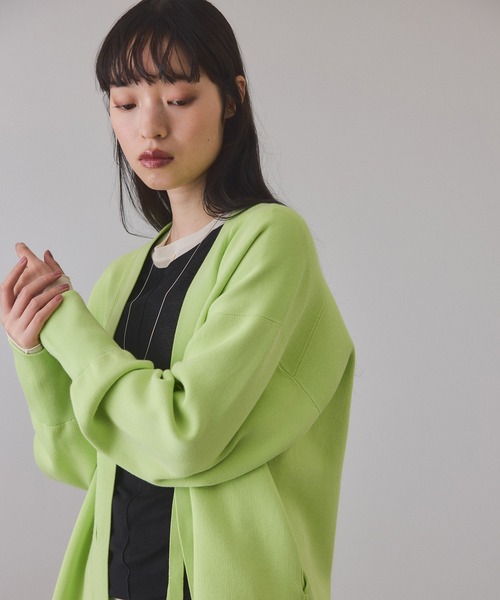 ADAM ET ROPE'（アダムエロペ） カーディガン 「サステナブル」マルチ