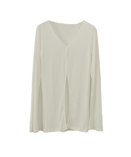 「Reurie'」 長袖カットソー FREE ホワイト レディース_画像6