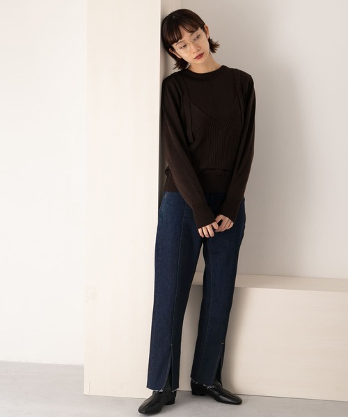 [KBF] Denim брюки 38 голубой женский 