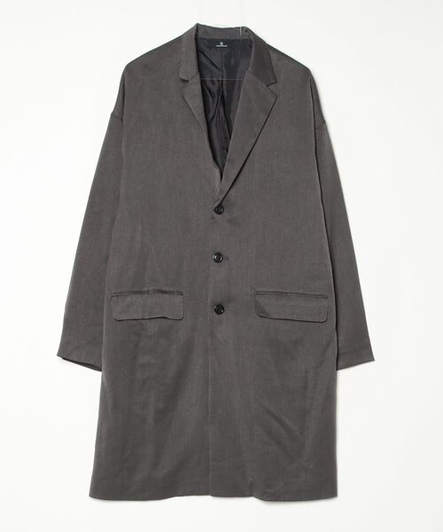 MONO-MART（モノマート） チェスターコート - グレー メンズ
