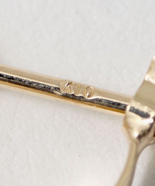 BEAUTY＆YOUTH UNITED ARROWS ピアス K10 パイプ フープピアス