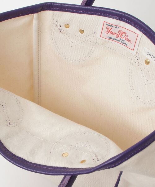 「YOUNG&OLSEN The DRYGOODS STORE」 ハンドバッグ「SHIPS anyコラボ」 ONE SIZE パープル レディース_画像4