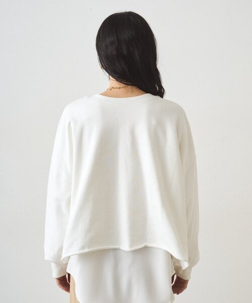 Loungedress（ラウンジドレス） tシャツ スキッパーショートスウェット