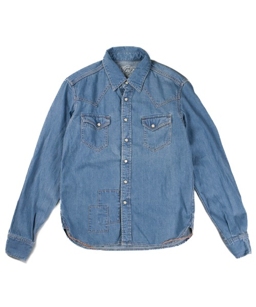 TMT シャツ 「TMT/ティーエムティー」DENIM WESTEN SHIRTS メンズ