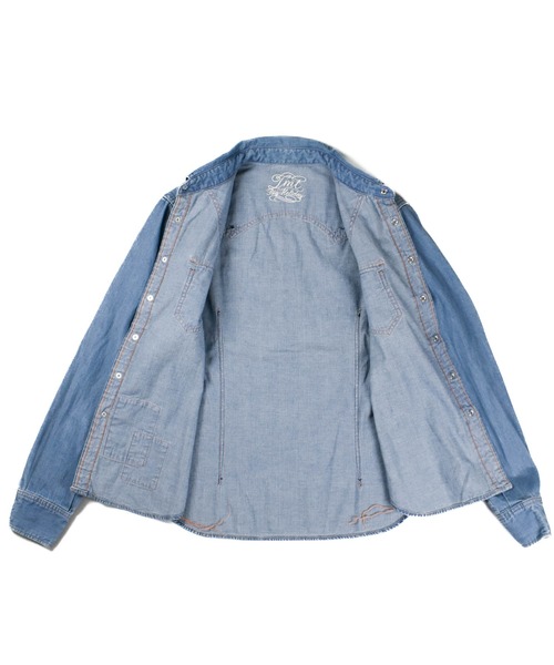TMT シャツ 「TMT/ティーエムティー」DENIM WESTEN SHIRTS メンズ