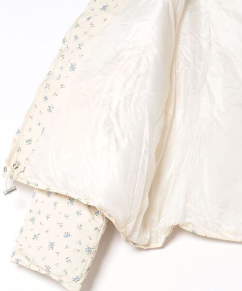 Feliz ダウンコート ダウンジャケット 小花柄中綿ジャケット