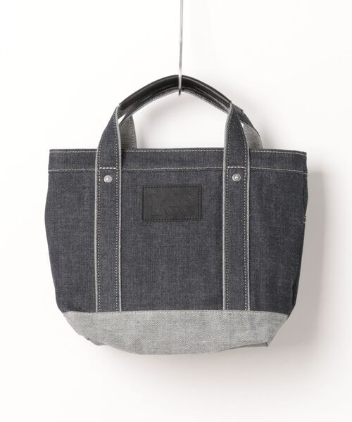 Lee（リー） トートバッグ 日本製 倉敷デニム×姫路レザー ハンドトート