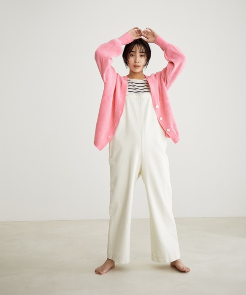 「SALON adam et rope'」 ニットカーディガン FREE イエロー レディース_画像7