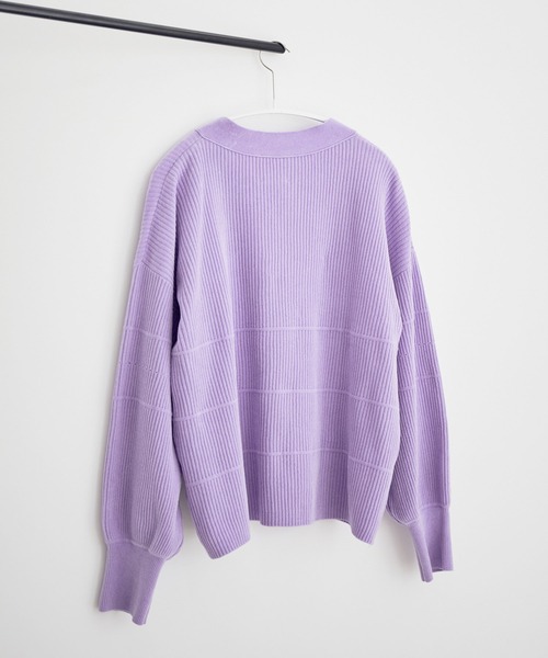 「SALON adam et rope'」 ニットカーディガン FREE イエロー レディース_画像9