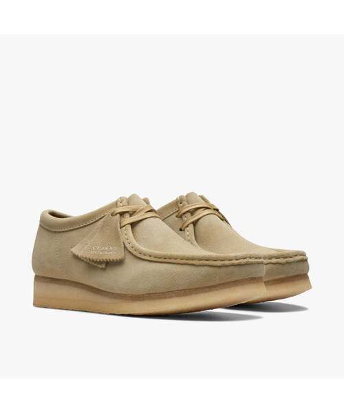 靴 CLARKS WALLABEE maple suede UK8 Clarks（クラークス） シューズ Wallabee Maple Suede メンズ