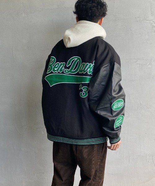 BEN DAVIS（ベンデイビス） スタジャン L ブラック レディース