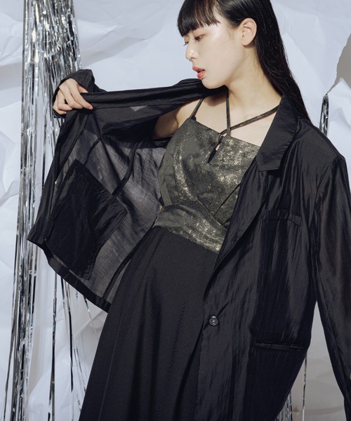 Ezick テーラードジャケット FREE ブラック レディース : ZOZOTOWN