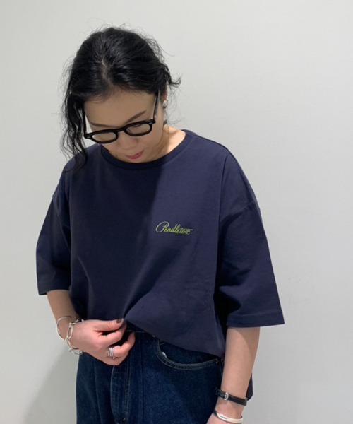 「PENDLETON」 半袖Tシャツ FREE ブラック レディース_画像3