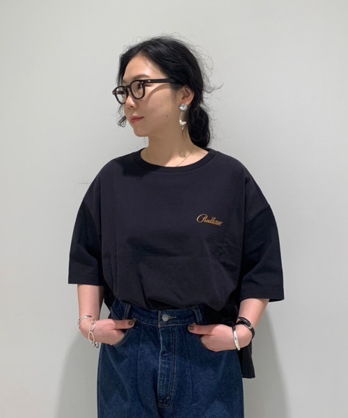 「PENDLETON」 半袖Tシャツ FREE ブラック レディース_画像9
