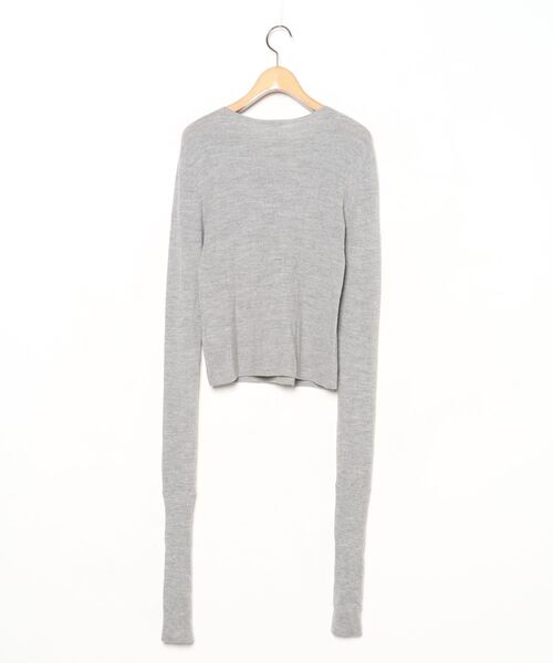 「ELIN」 長袖ニット 36 グレー レディース_画像2