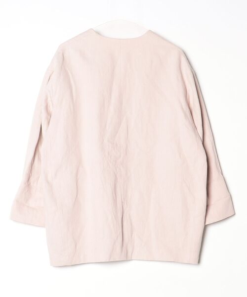 6 ノーカラージャケット 36 ピンク レディース : ZOZOTOWN Yahoo!店