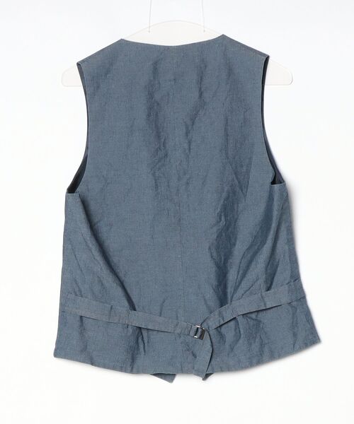 「GIANNETTO」 ジレ 48 ブルー メンズ_画像2