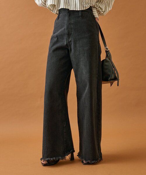 mystic（ミスティック） デニムパンツ - ブラック レディース