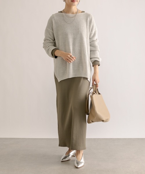 「RIVE DROITE」 長袖ワンピース 36 ブラック レディース_画像4