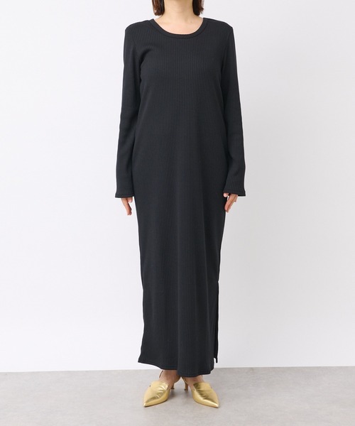 「RIVE DROITE」 長袖ワンピース 36 ブラック レディース_画像5