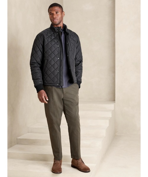 「BANANA REPUBLIC FACTORY STORE」 ブルゾン S カーキ メンズ_画像4