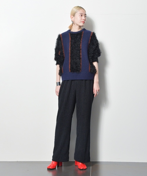 「CITYSHOP」 イージーパンツ 36 グリーン レディース_画像3