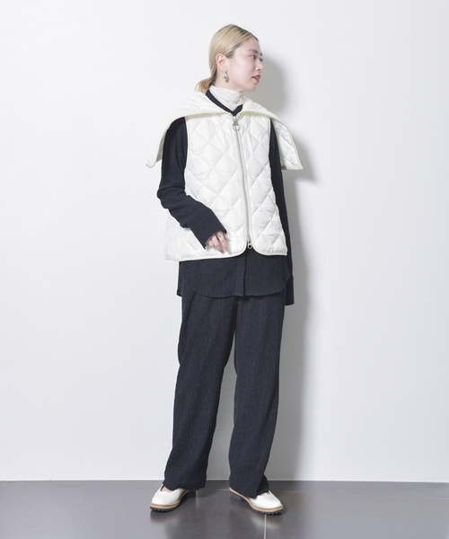 「CITYSHOP」 イージーパンツ 36 グリーン レディース_画像6