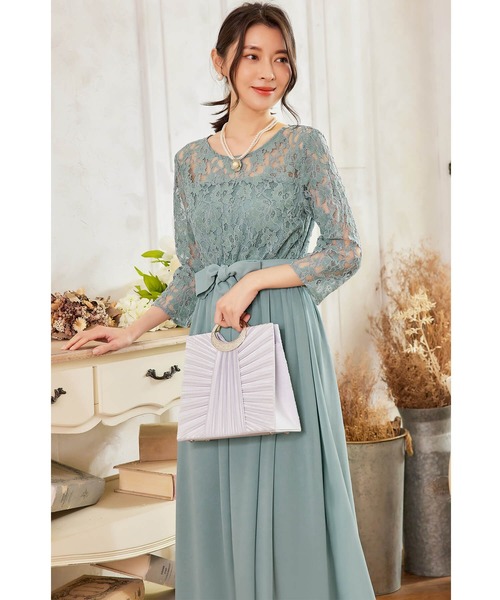 「Cinderella」 7分袖ワンピース SMALL ブラック レディース_画像3