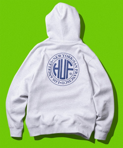 HUF グレー ロゴ入り パーカー 楽天市場】HUF ハフ パーカー プルオーバー 海外限定 スウェット 20代